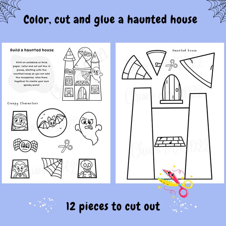 build a haunted house printable