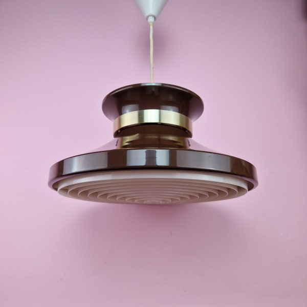 Mid Century Pendant lamp by Carl Thore for Granhaga Metallindustri, Sweden 1970s