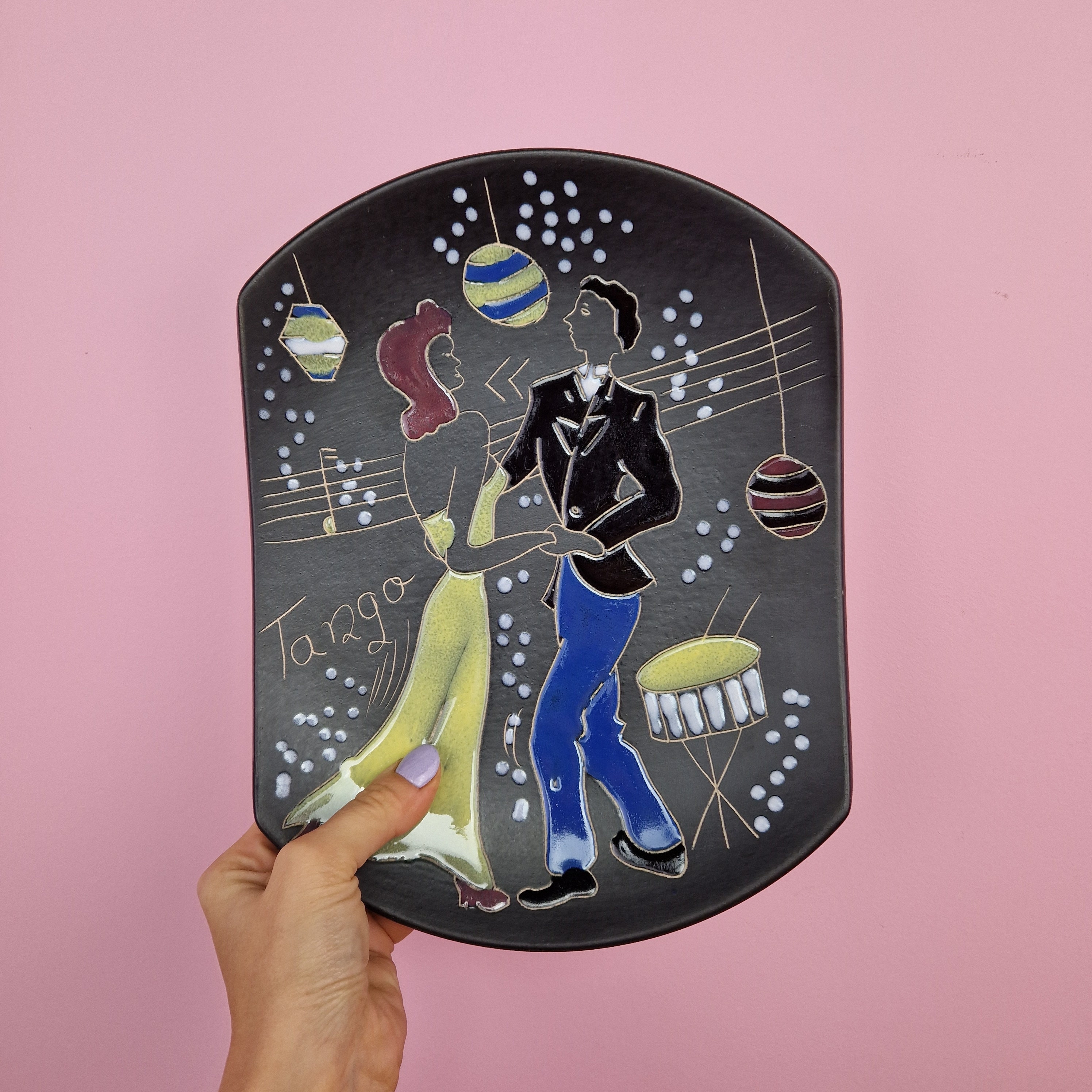 Ceramic Wall Plate tango Designed by Arol Halden, Norway 1960s - Etsy