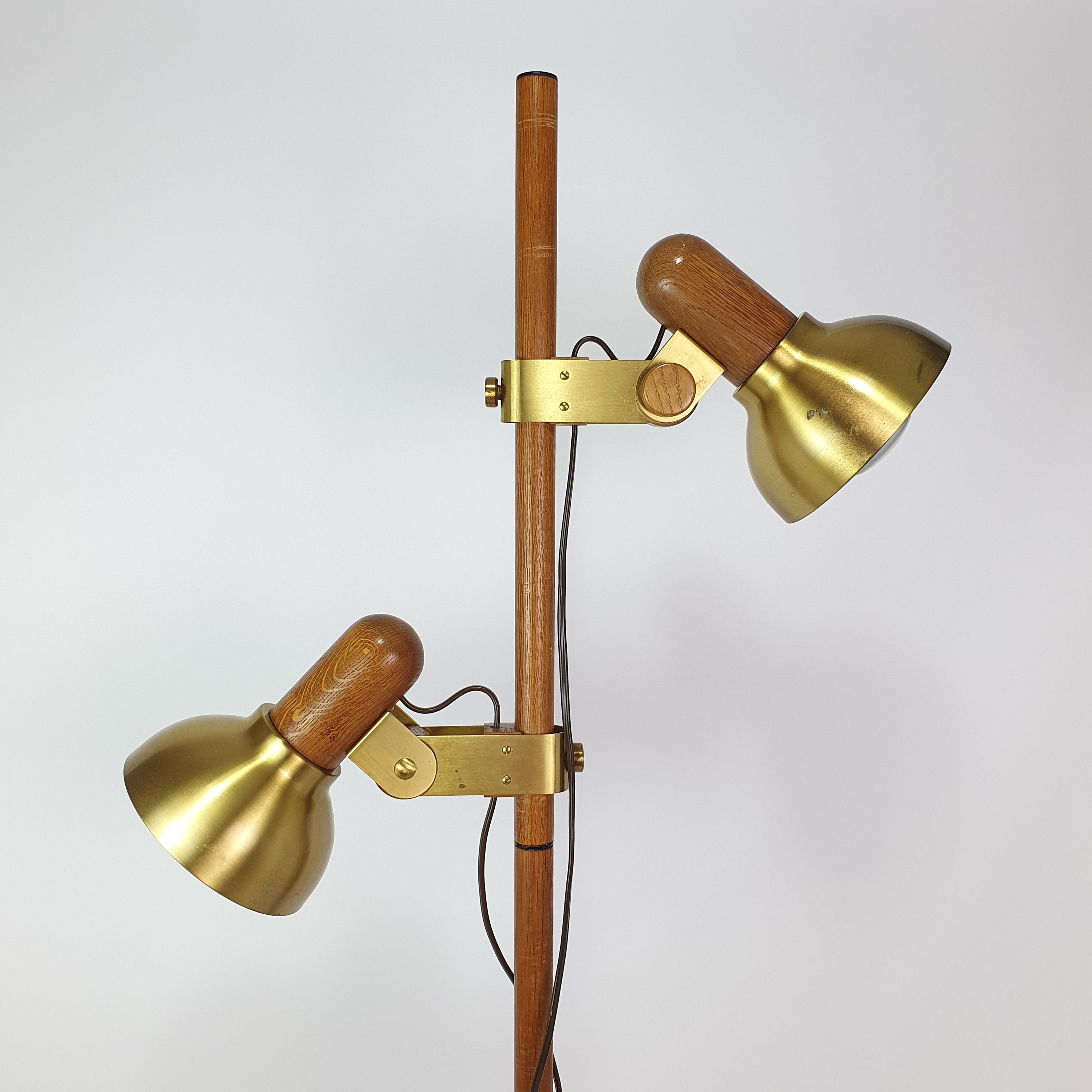 Extremely Rare and Brass Floor Lamp Temde Leuchten Etsy