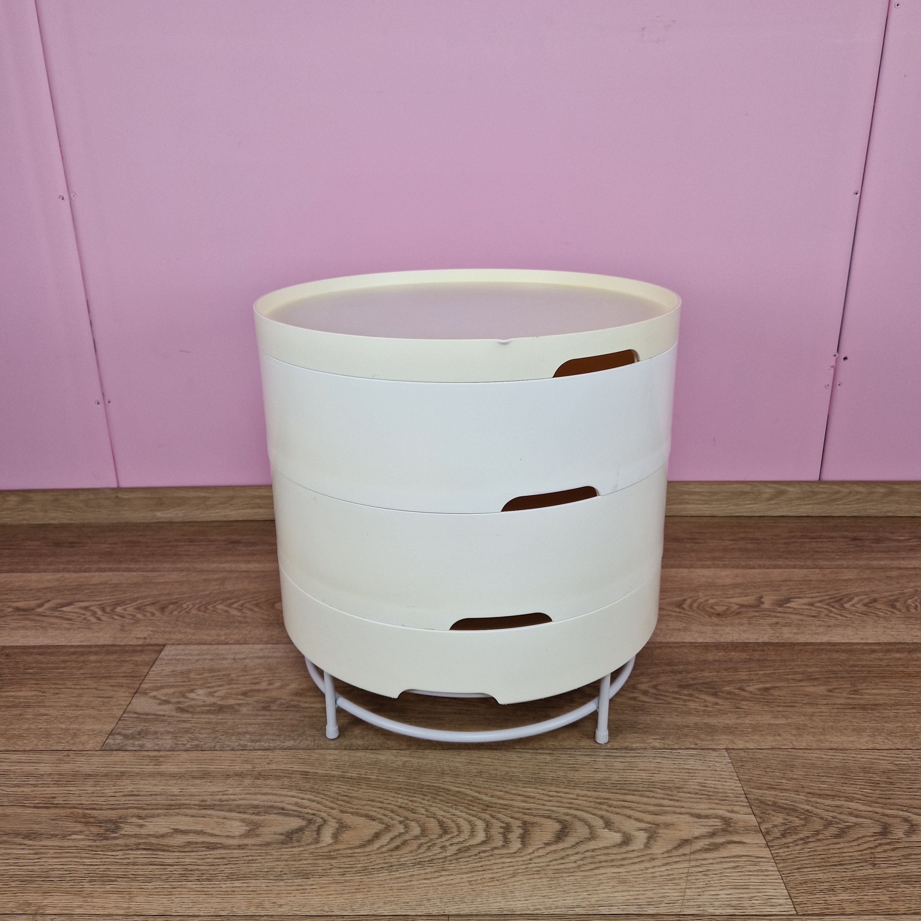 Ikea round storage table deals