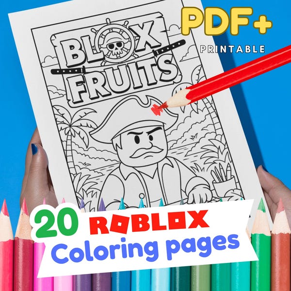 Grow a Garden Roblox Coloring - Etsy