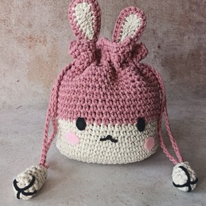 Bourse lapin au crochet image 1