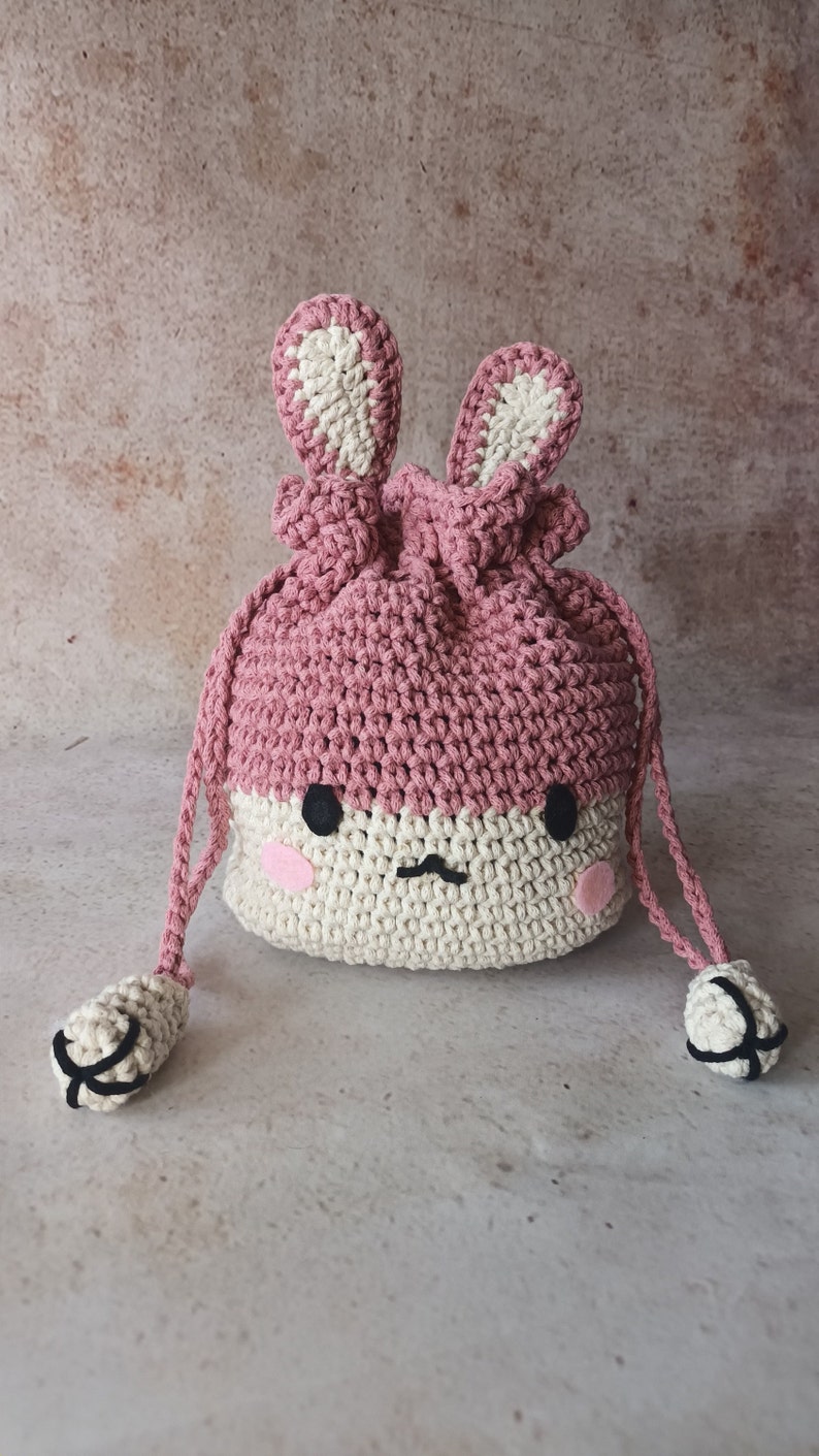 Bourse lapin au crochet image 1