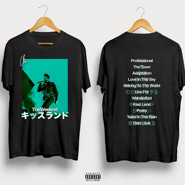 Camiseta The Weeknd Kiss Land / the weeknd / kiss land / álbum / camiseta gráfica / camiseta de gran tamaño / camiseta de la semana / concierto / gira