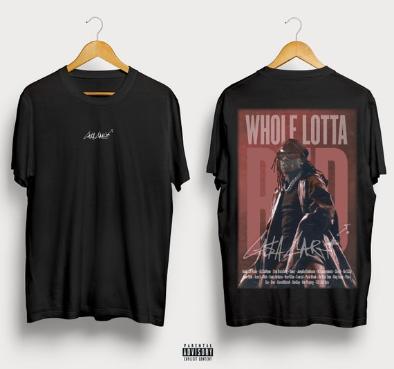 Playboi Carti Whole Lotta Red Tee Shirt Hip Hop T-Shirt Rap T Shirt