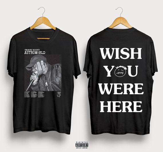 Travis Scott ASTROWORLD T-shirt / Astroworld / Wish You Were 