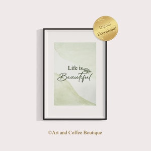 Quote wall art, printable wall art, minimalist, motivational quotes, inspirational quotes, quotes prints, home decor, wall decor