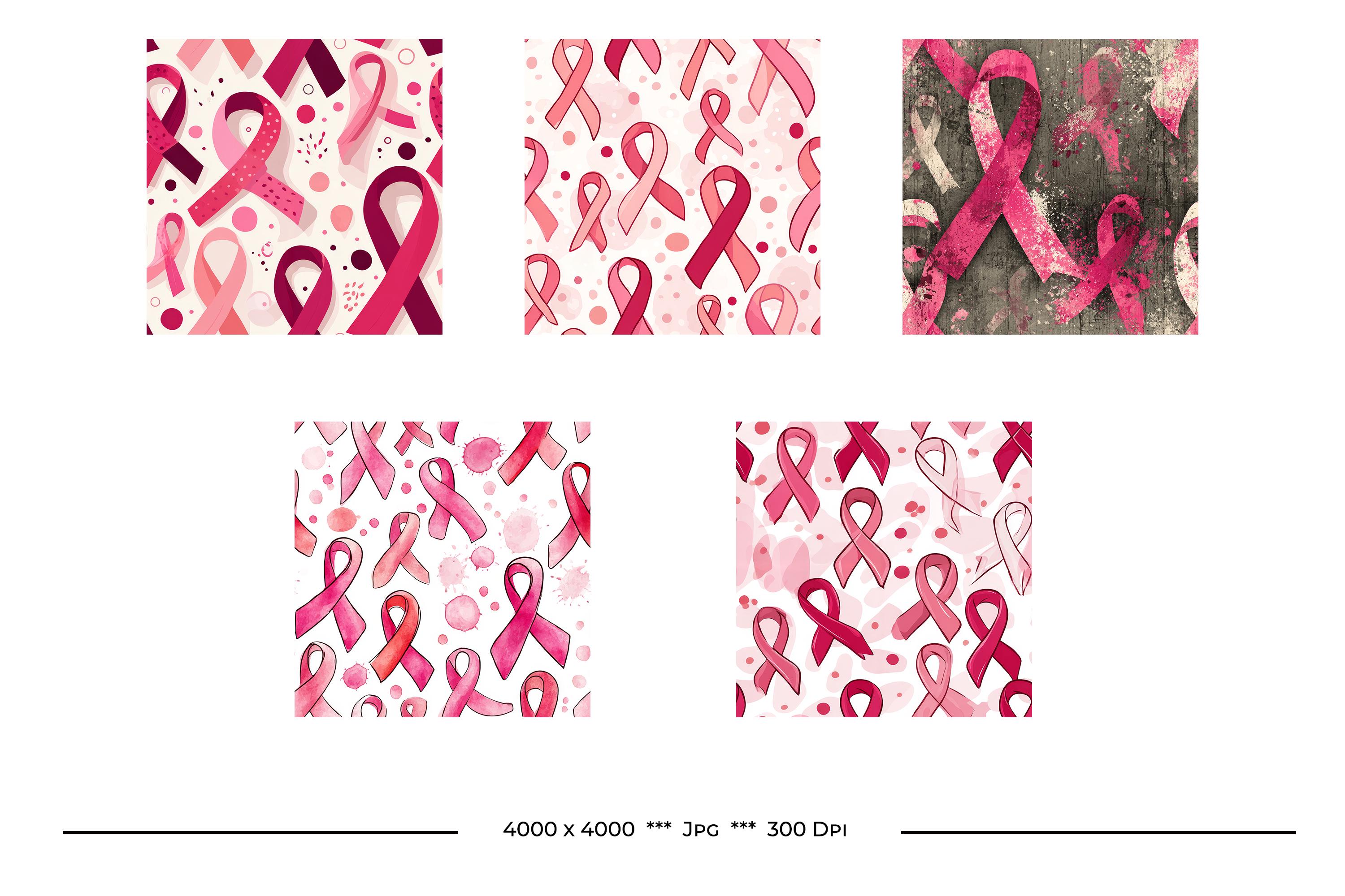 Breast Cancer Awareness Ribbon Patterns - Etsy