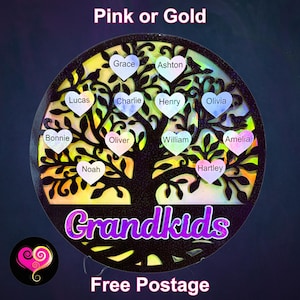 Our family / Grandkids / Great grandkids / Family gift / family tree / birthday gift / Grandparent gift / birthday present / tree of life