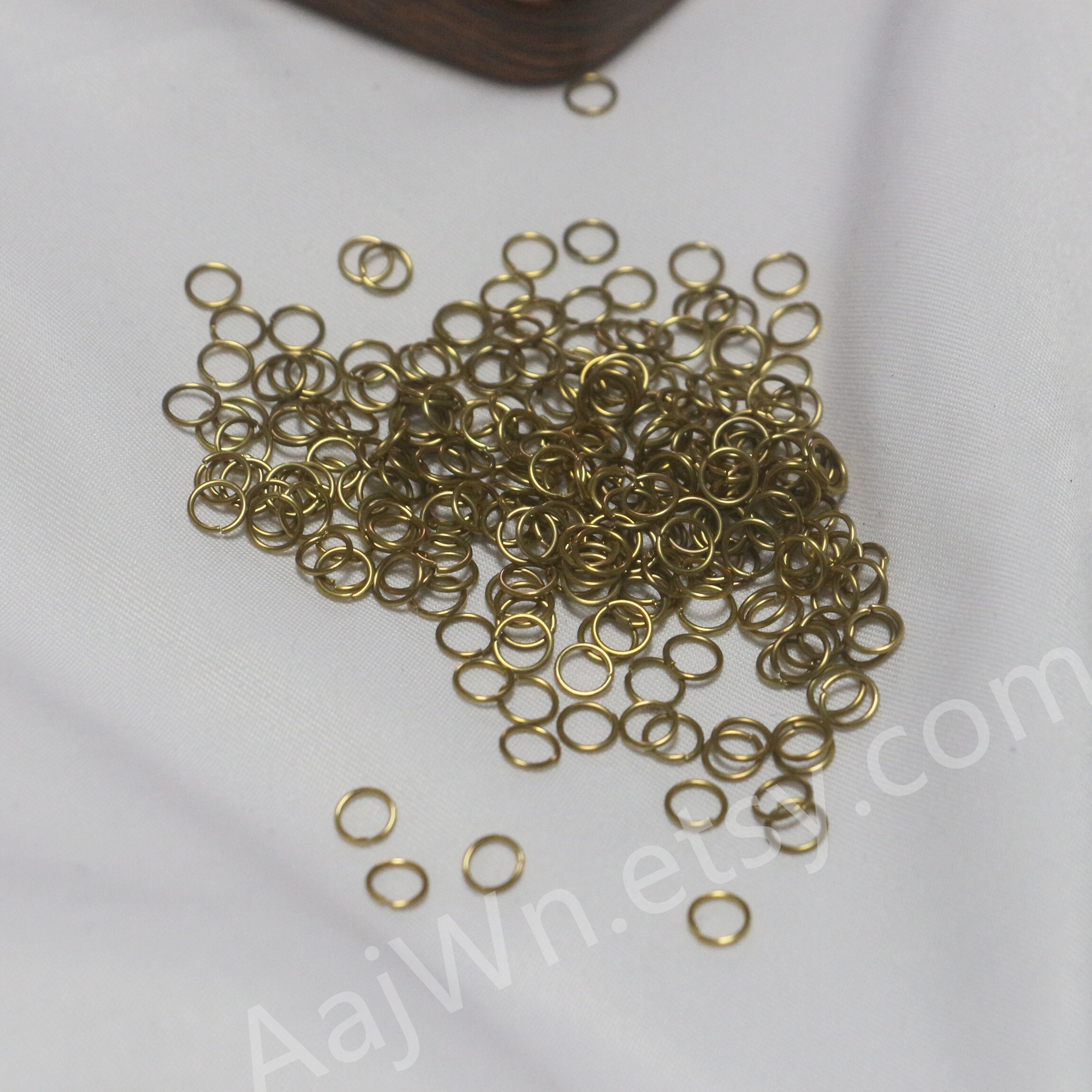 50pcs 3mm 4mm 5mm 6mm Brass Split Rings,split Jump Rings,round Split