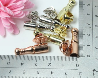 10+ Brooch Point Pin Cap Set Base - Base Bracket - Feather Brooch Accessories - Feather Lapel Pin Holder - Wholesale Jewelry Making Tools