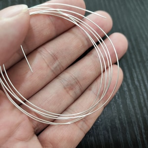 14k Gold Silver Copper Wire Matte Beading  wire 0.2mm, 0.3mm, 0.4mm, 0.5mm, 0.6mm 0.8mm,1.0mmfor jewelry making/1M