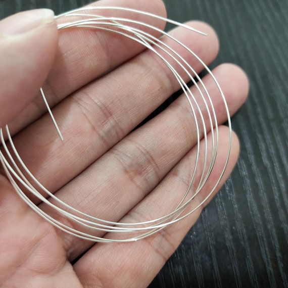 1 Roll Silver-Plated Copper Jewelry Craft Wire – 0.3 To 0.8mm Thick – Beading & Wrapping