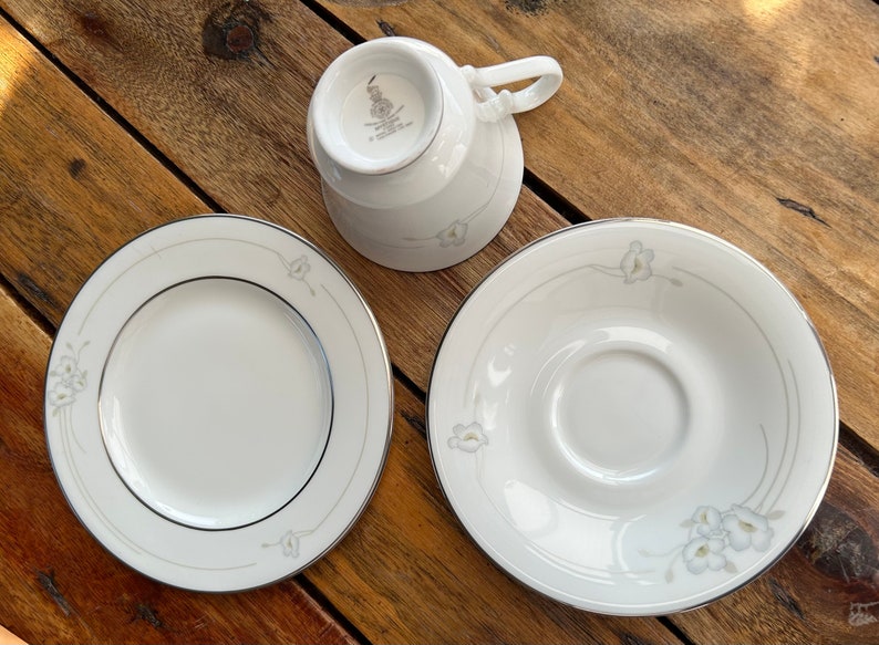 Vintage Royal Doulton mystique English Fine Bone China Teacup Trio Etsy