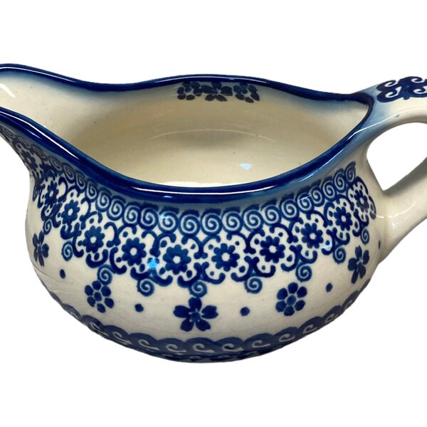 Polish Pottery Gravy Boat Etsy