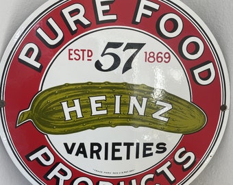 Collectible Vintage Heinz 57 Advertising Sign