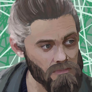 The Walking Dead Paul &#39;Jesus&#39; Rovia Art Print