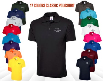 Polo brodé pour homme, T-shirt vintage personnalisé, Polo de bureau personnalisé avec broderie de golf, Cadeau longue distance pour les amateurs de golf