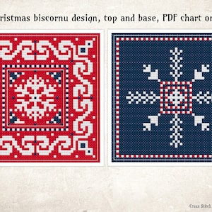 Chrristmas biscornu counted cross stitch pattern pincushion xstitch beginner cross stitch PDF chart instant download biscornu PDF download