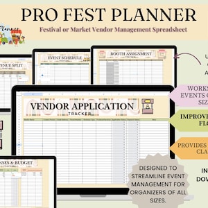 Festival Vendor Management, Event Planner,