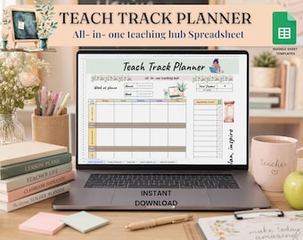 Google sheets teacher planner, best teacher planner,