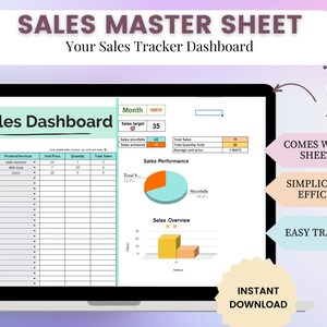 Tabelle zur Umsatzverfolgung | Verkaufs-Dashboard | Verkaufsplaner| googlesheet Dashboard| Verkaufsleistungs-Tracking| Tabelle zur Umsatzplanung