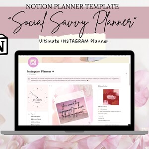 Instagram Content Planner: Social Media Notion Template