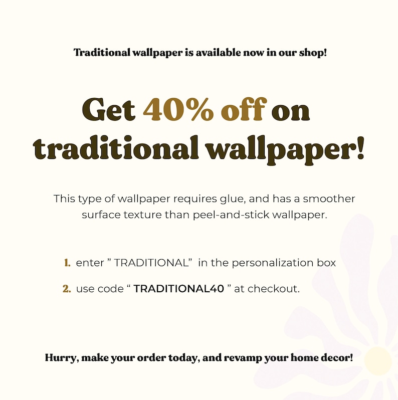 Funky retro pattern wallpaper, Colorful rainbow wallpaper, Vintage removable wallpaper, Retro Self adhesive wallpaper, Peel & Stick image 4
