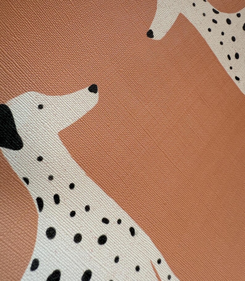 Papier peint chien dalmatien : beige pêche, amovible image 8