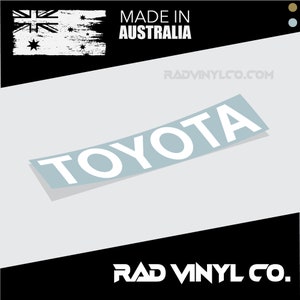 TOYOTA | 150 - 300 mm | Vinyl Sticker Decal