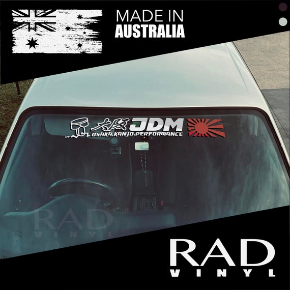 Osaka JDM Kanjo Performance Windshield Banner #1 | Vinyl