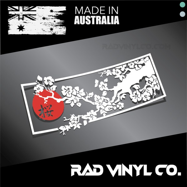 SAKURA TREE | Cherry Blossom | JDM | Vinyl Sticker Decal