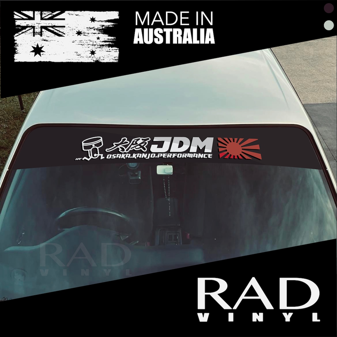 Osaka JDM Kanjo Performance Windshield Banner #1 | Vinyl