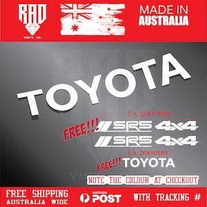 Hayon pour TOYOTA HiLUX (2004 à aujourd&#39;hui) | Sticker vinyle