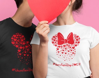 Disney Mickey Minnie Love Sweatshirt, Mickey and Minnie Valentines Tee, Disneyland Love Shirt, Mickey Minnie Shirt, Kiss Love Shirt,