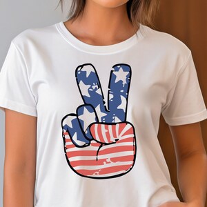 4th of July Freedom And Peace Shirt, America 4th of July T-Shirt, American Women and Men Shirt