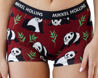 Matching Underwear for Couple, Lazy Panda Design, Mix and Match From Men  Boxer, Women Thong-hipster-boy Shot and Bralette 