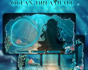 Ocean Dreamfall – Underwater Fantasy Stream Overlay