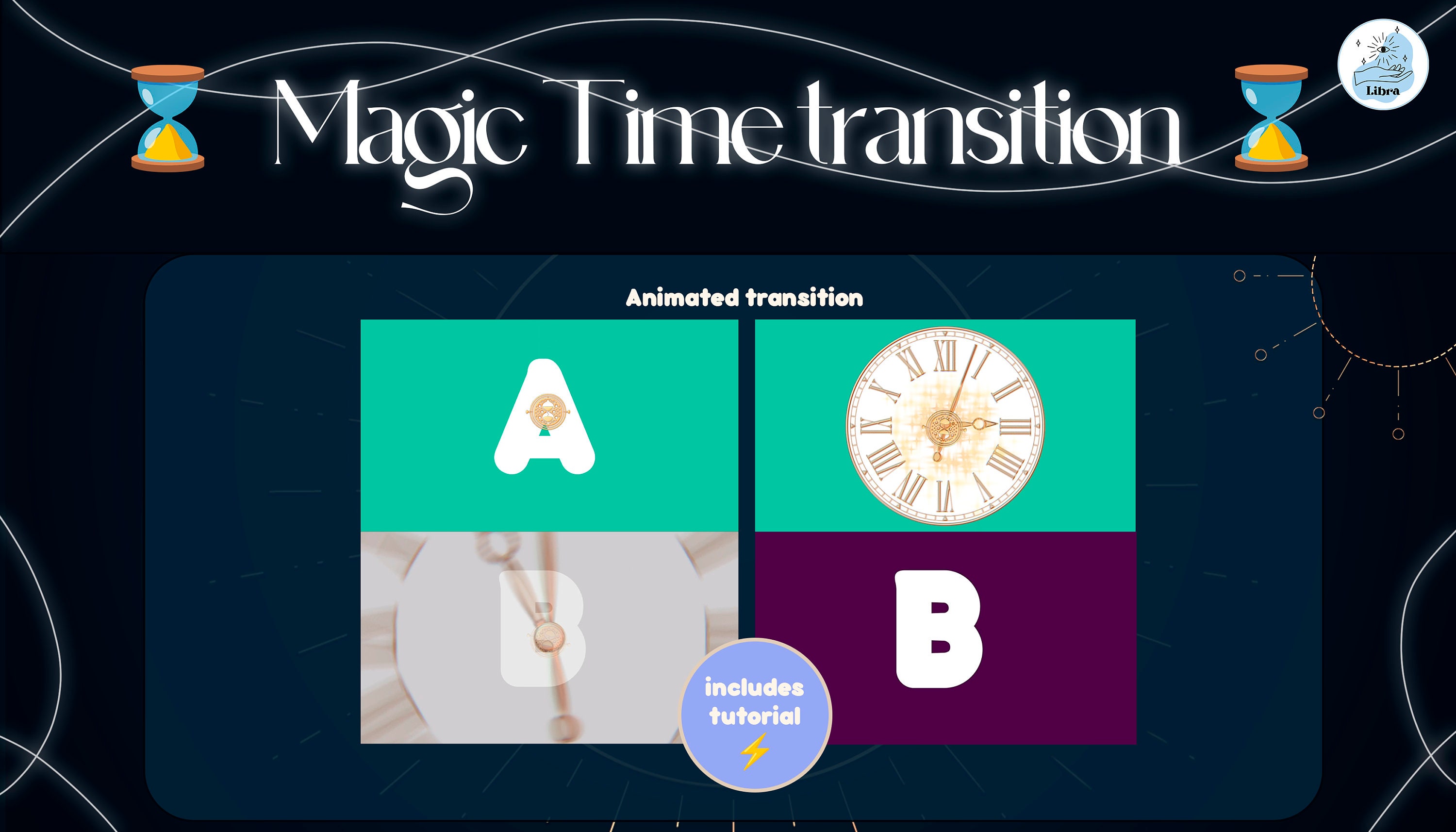 Transition Magic Image Magic Time Transition Animated Stinger Transition Obs - Etsy