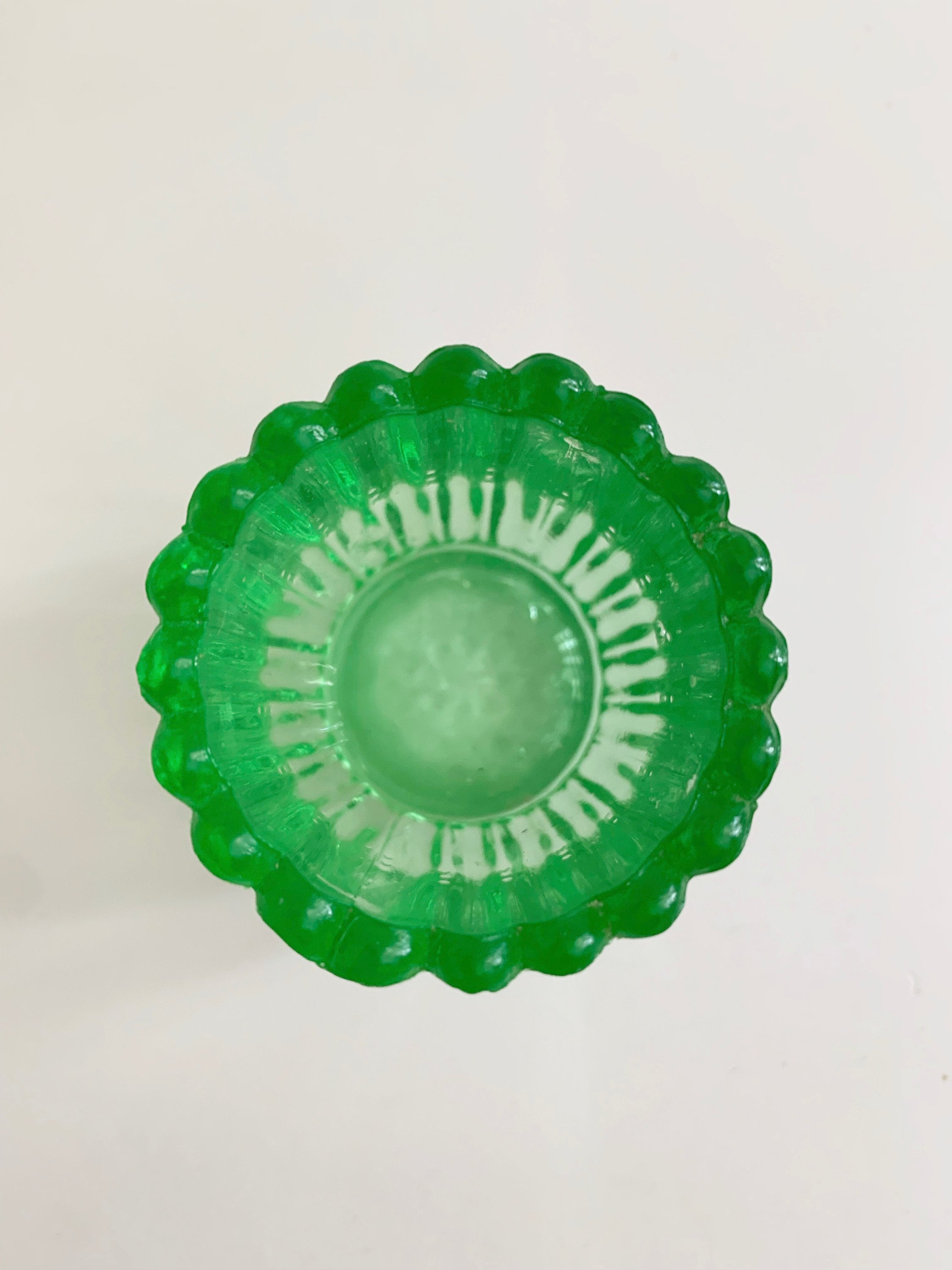 Uranium Glass Toothpick Holder Etsy