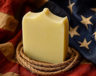 Unscented Goat Milk Soap Bar • Cold Process • Handmade Natural Soap • Gentle Sensitive‑Skin Formula • 4.5–5.5 oz