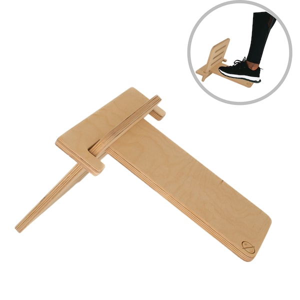 Knee saver | Calf stretcher | Leg extensions | Slant board | Physiotherapy accessories | Calf trainer | Calf stretch wedge | The knee saver | Stretching |