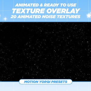 20 Animierte Rausch/Maserung/Grunge Video Textur Overlay,Video Textur Preset,Animiertes Rauschen Grunge,Rausch Textur,Vintage Textur,Stream Overlay