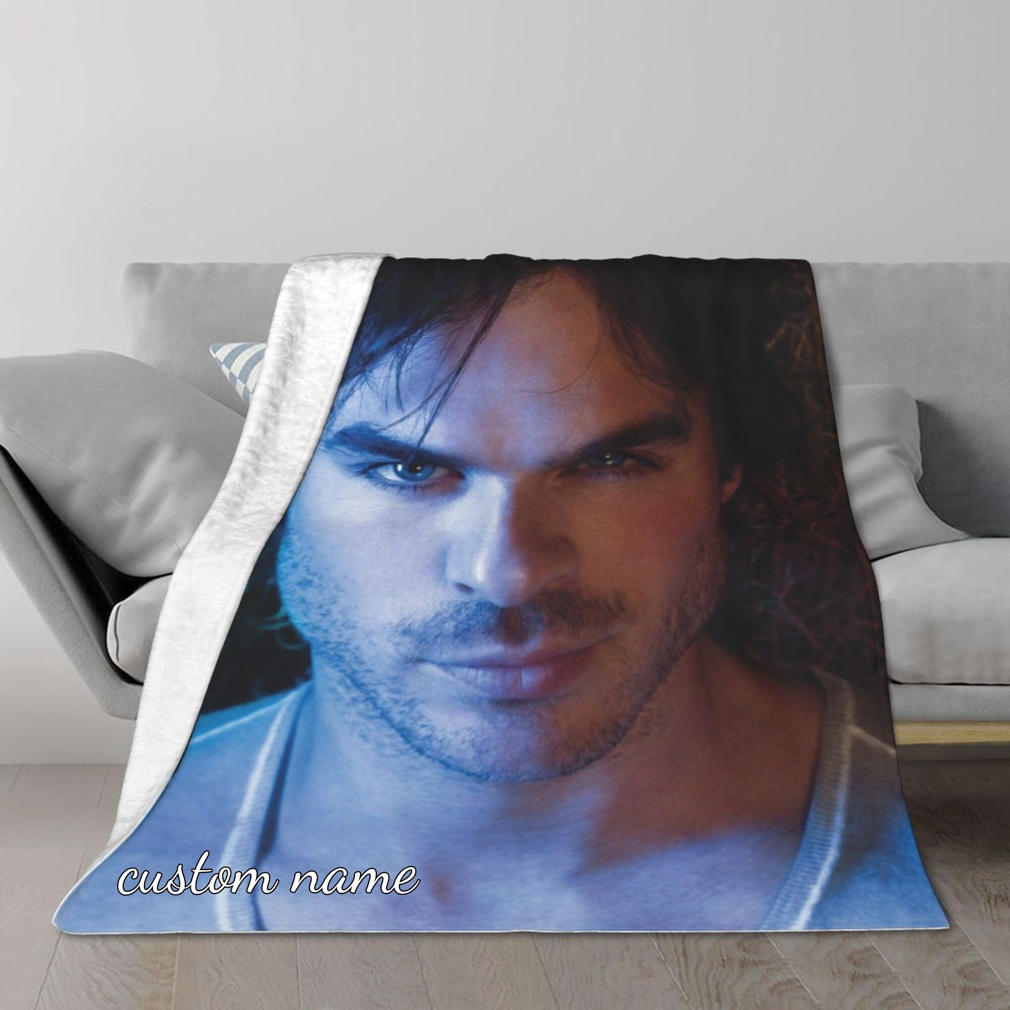 Vampire Diaries Damon Blanket