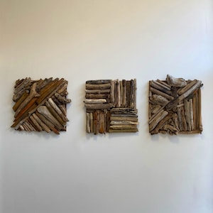 Wandkunst met drijfhout