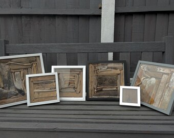 Framed Driftwood Wall Art