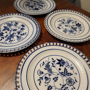 4 Waechtersbach plates from around 1880