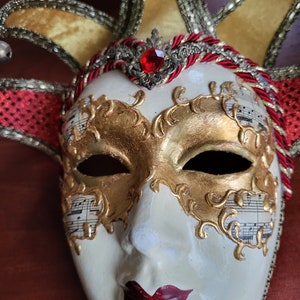Oro Titan Hombre Máscara Carnaval Bruñido Veneciano Antifaz