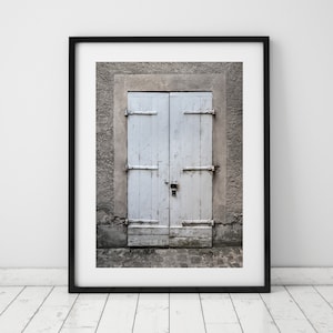 White and Cream Door Wall Art , Home Decor Poster, Rustic Door Print Photo, Living Room Office Wall Decor  | PRINTABLE Digital Download